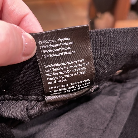 Risen - Black Embellished Mid-Rise Crop Straight 2XL - Picture 6 of 6